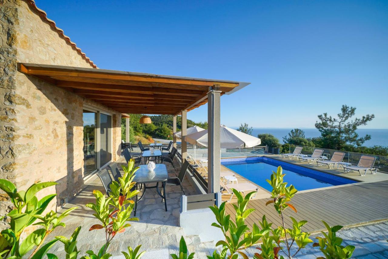 Mare Pedra Villas Skala Marion Ngoại thất bức ảnh