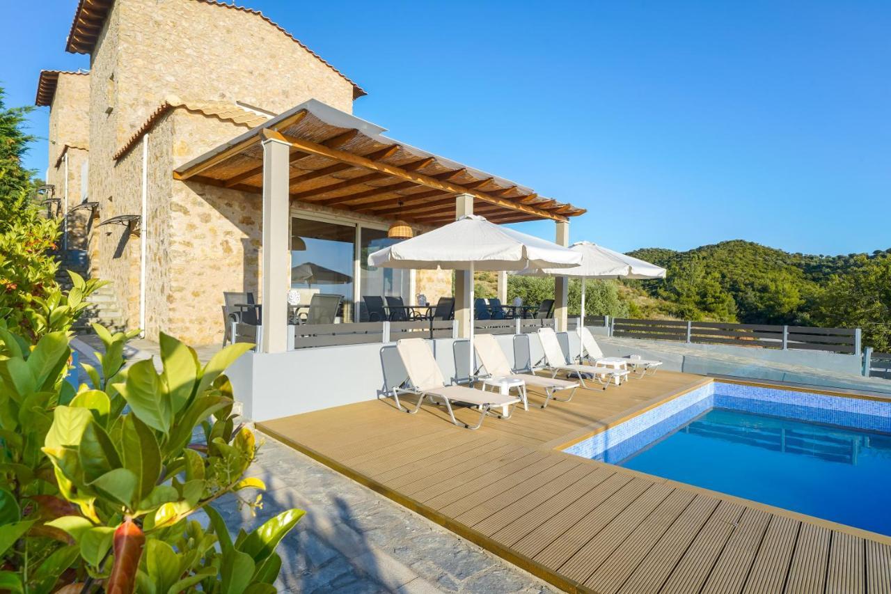 Mare Pedra Villas Skala Marion Ngoại thất bức ảnh