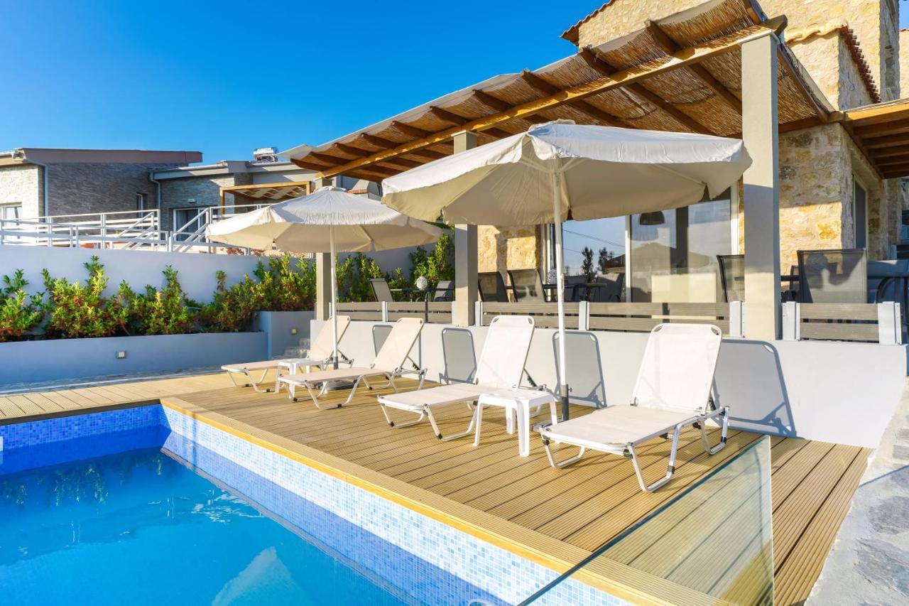 Mare Pedra Villas Skala Marion Ngoại thất bức ảnh